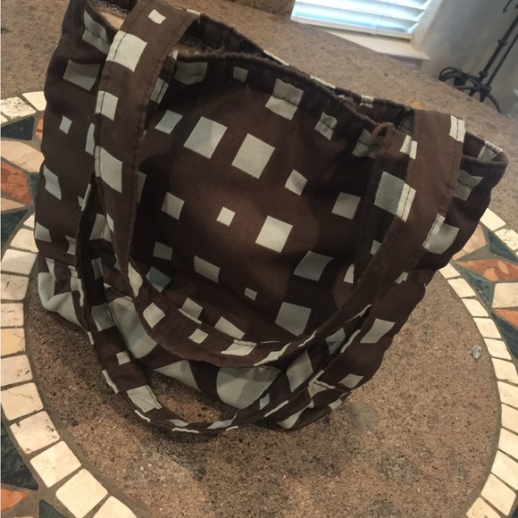 Small Tote Bag Geometric Pattern Carry All - Picture 2 of 9